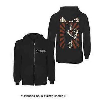 The Doors Unisex Zipped Hoodie: Lizard King