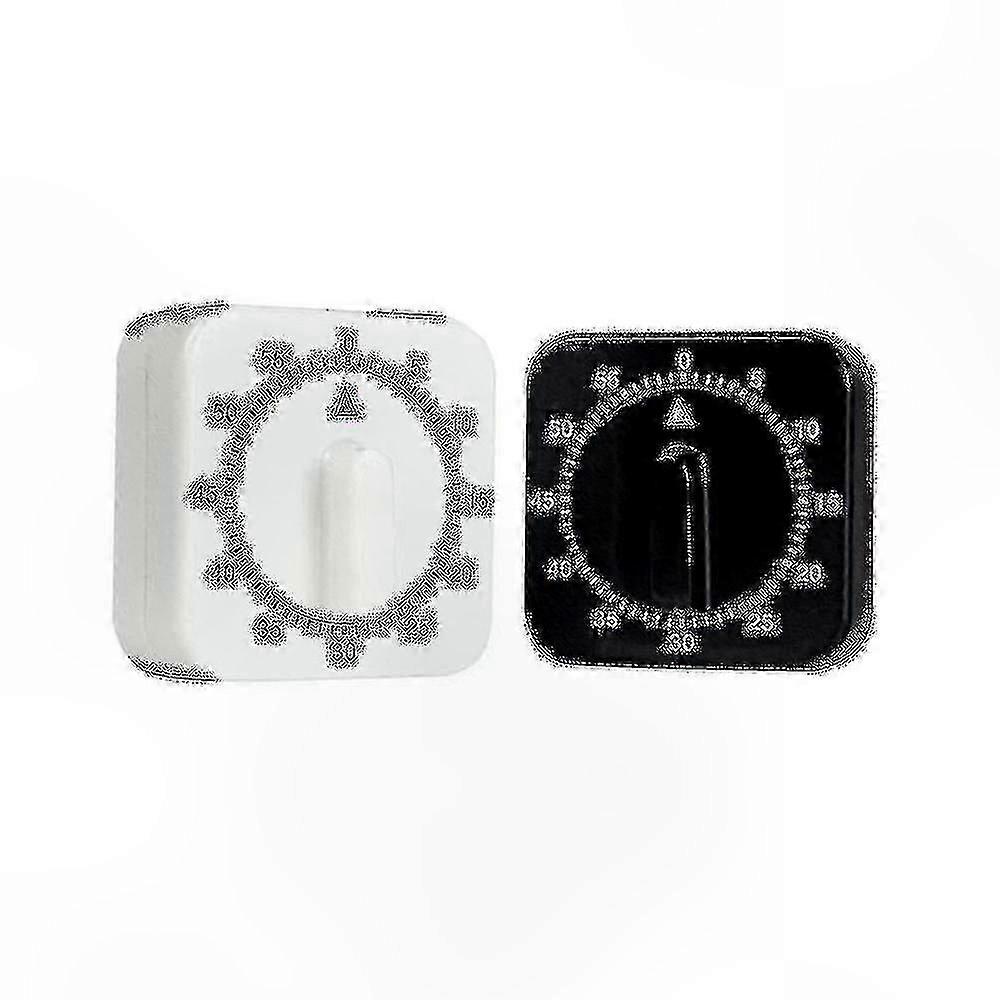 2-Pack Mechanical Kitchen Timer, Square Design with Loud Alarm for Cooking and Baking