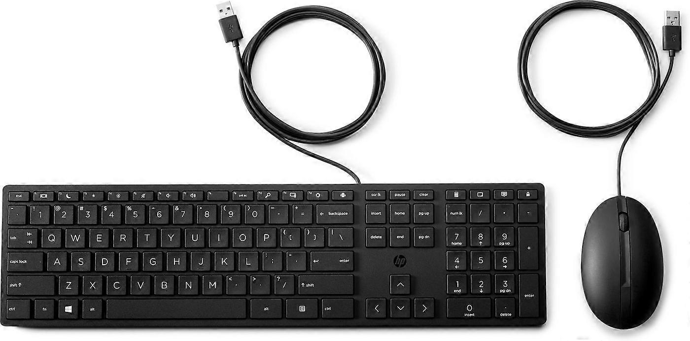HP USB 320MK Wired Keyboard & Mouse Set - INT