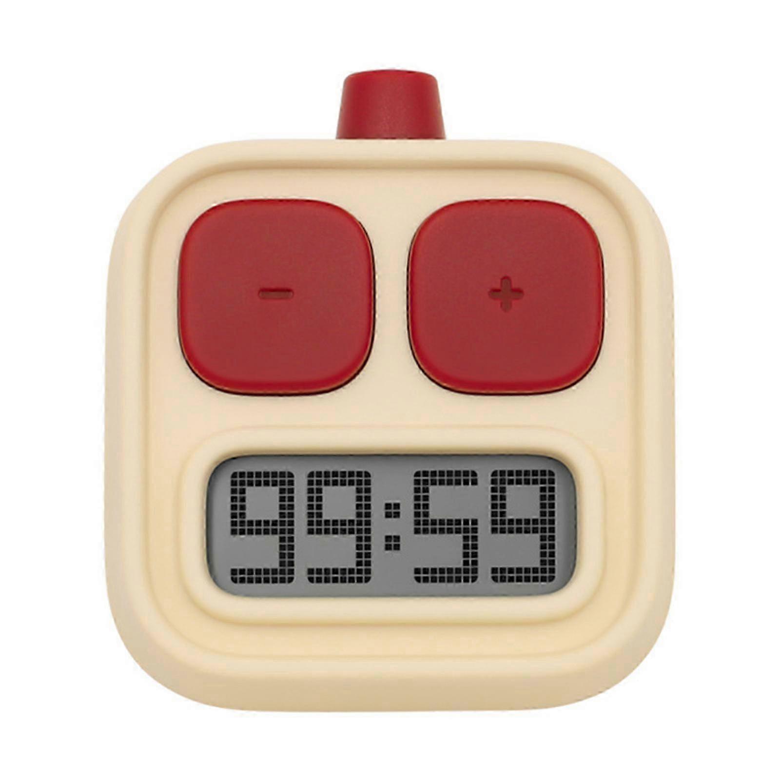 Magnetic Robot Digital Timer High-defination LCD Digital Display Hangable Alarm Clock Student Time Management T