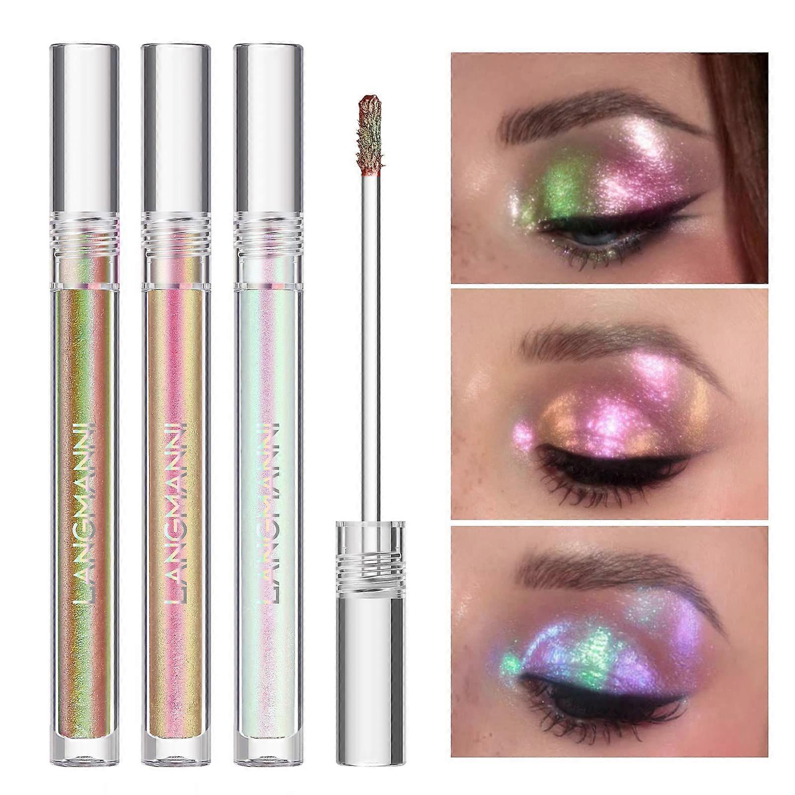 3 Stück flüssiges Chamäleon Lidschatten Make-up Set