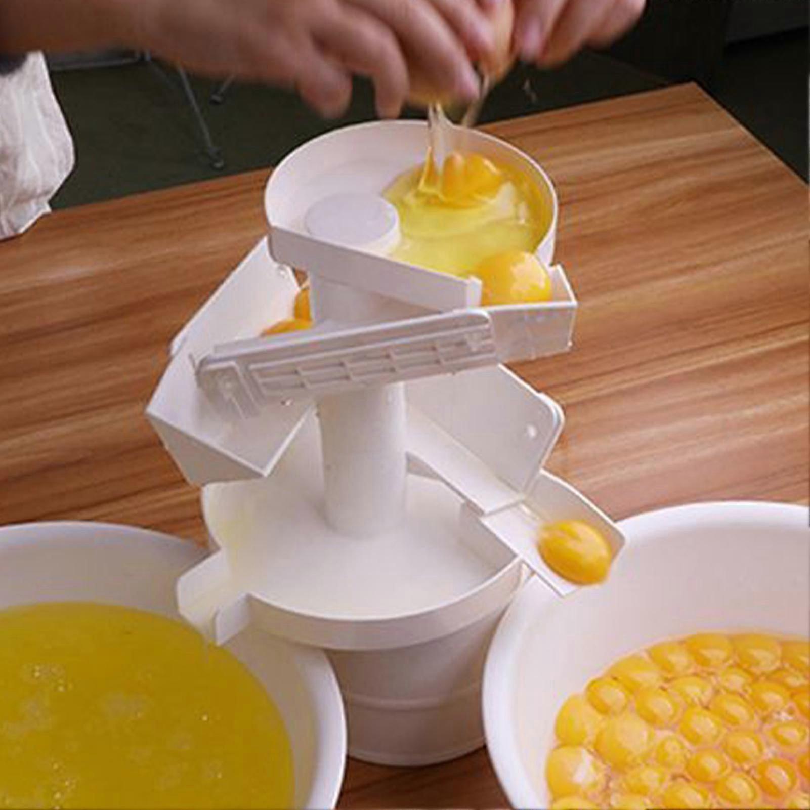 Large Egg White Separator Quick Egg White Separator Machine Portable Kitchen Helpers for Home Restaurant