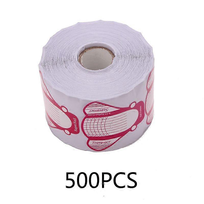 High 500pcs/roll Tips Gel Accessory|nail Forms|gel Extension Stickercurl Formes