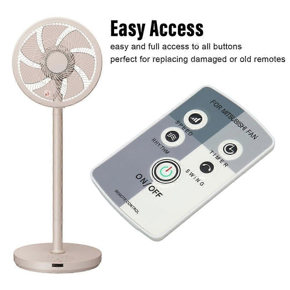 Fan Remote Controller for Mitsubishi Fans Comfortable Portable Easy Access Universal Replacement Remote Control