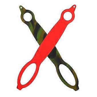 2 stks Waterfles Drager Grip Band Houder Riem Handheld Fles Ring Waterfles Banden Voor Fiets Gym Joggen Buiten (Willekeurige Kleur)