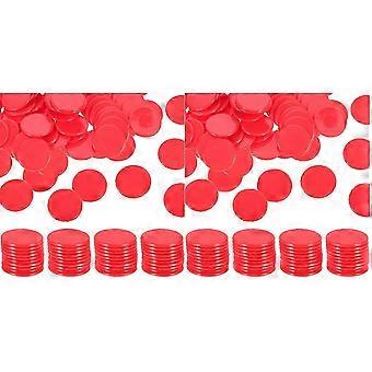 500 pcs Bingo Counting Chips Game Counting Pieces Bingo Markers Gambling Game Counters