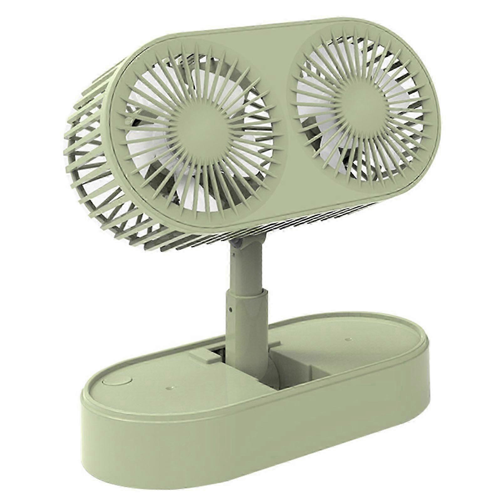 Adjustable Angle Mini Table Fan Battery Powered Mini Desk Fan Strong Wind