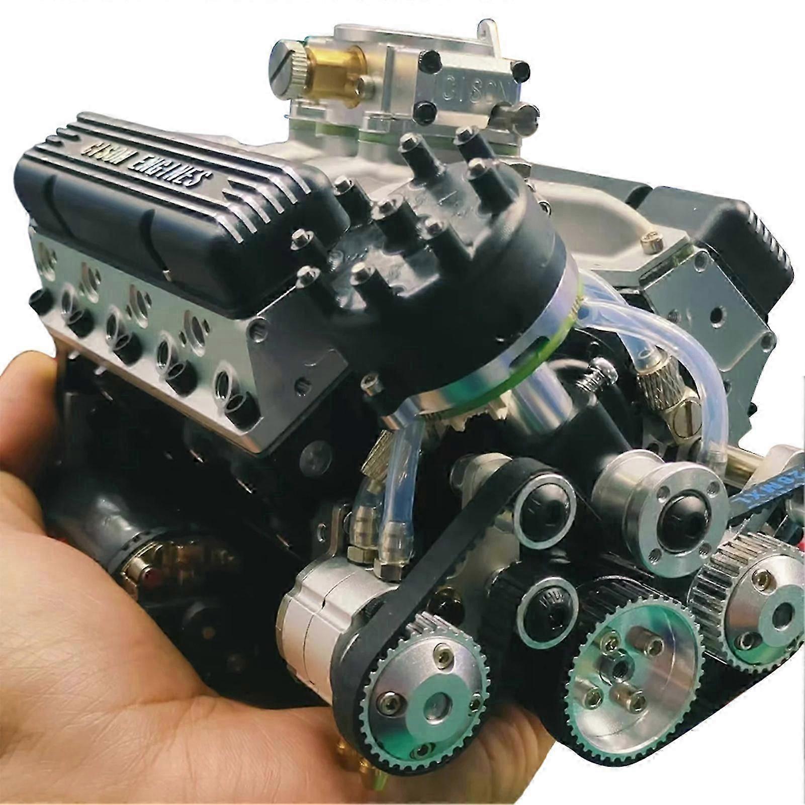 Simulation Engine Resin Ornament Easy to Assemble Display for Bookshelf