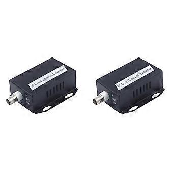 1Pcs Ethernet IP Extender Over Coax HD Network Kit for CCTV Cameras,B