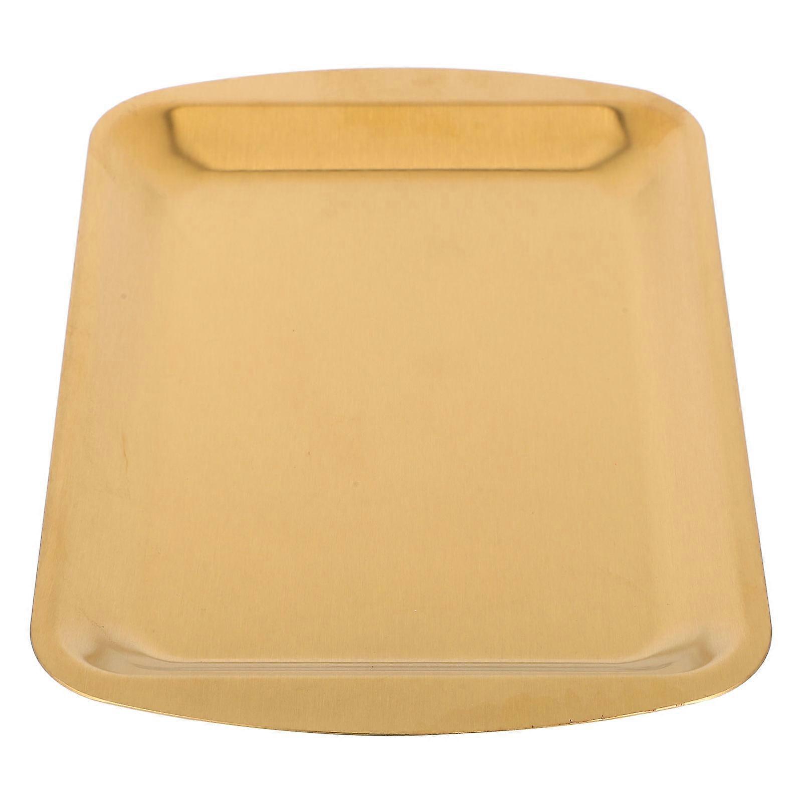 Stainless Steel Food Tray Rectangular for Serving Snacks Bbq