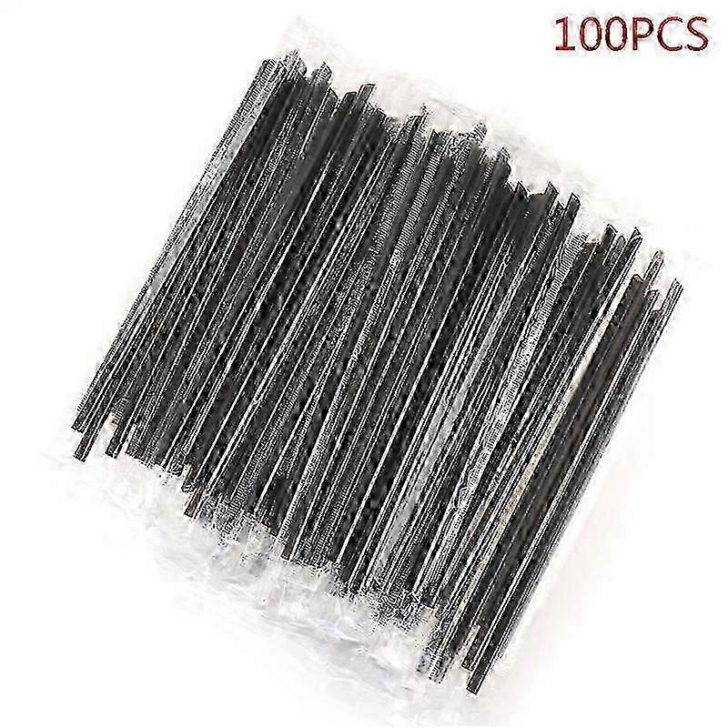 Individually wrapped straws for drinks - 100pcs clear PP party straws