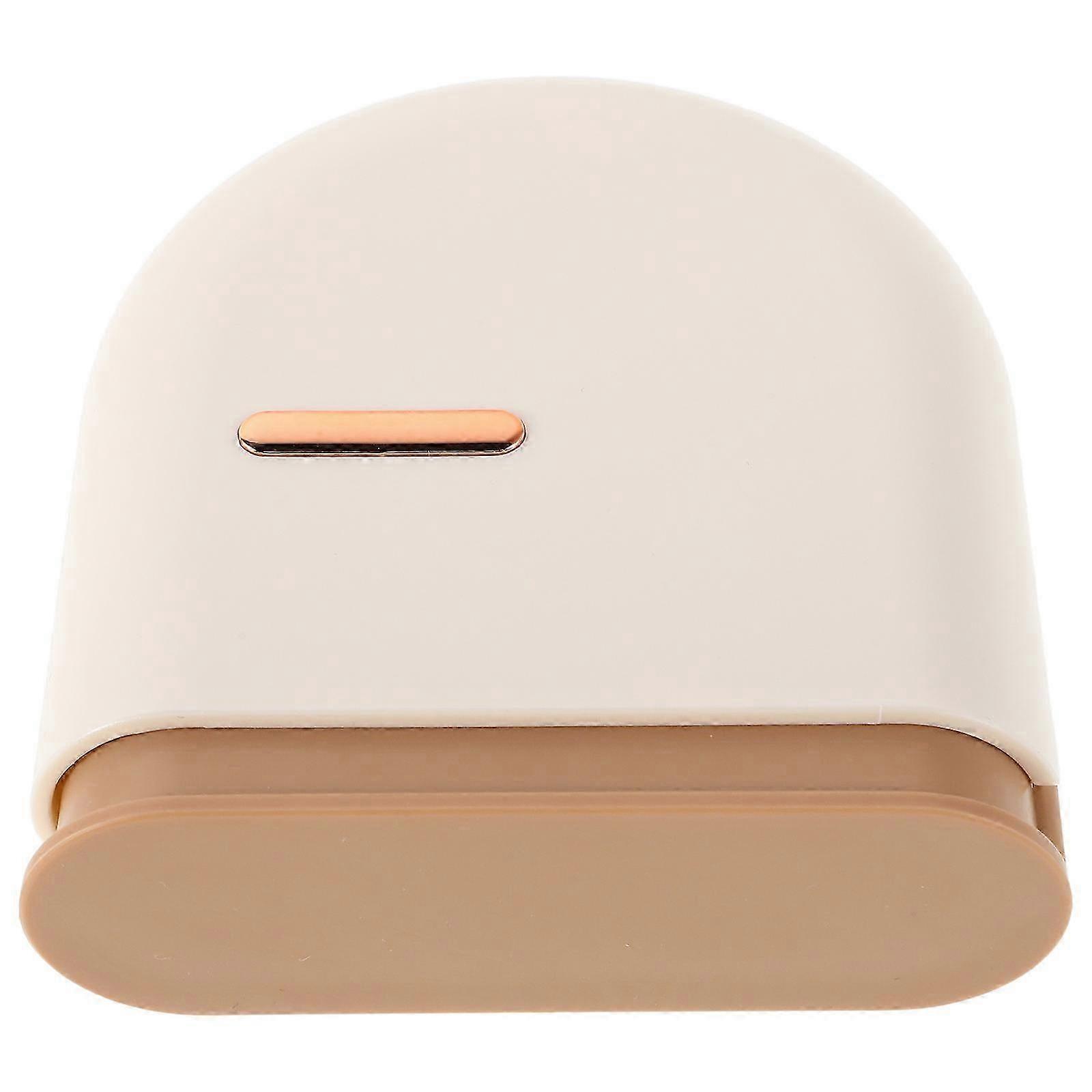 Beige Slim Retainer Case for Safe Storage 4Pcs Durable ABS Container