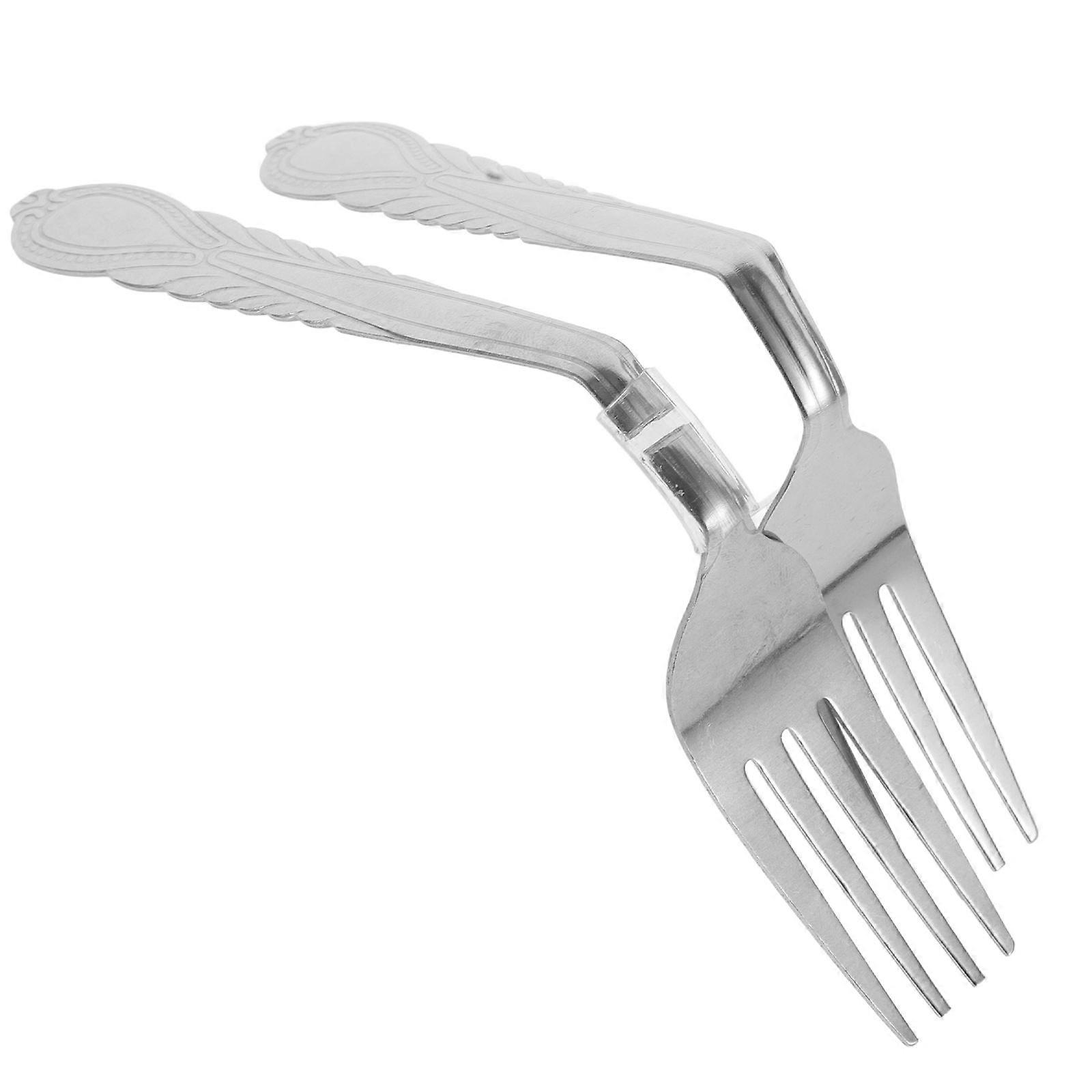 Mind Bending Fork Trick Bend Fork Prop 2Pcs for Stage Magic