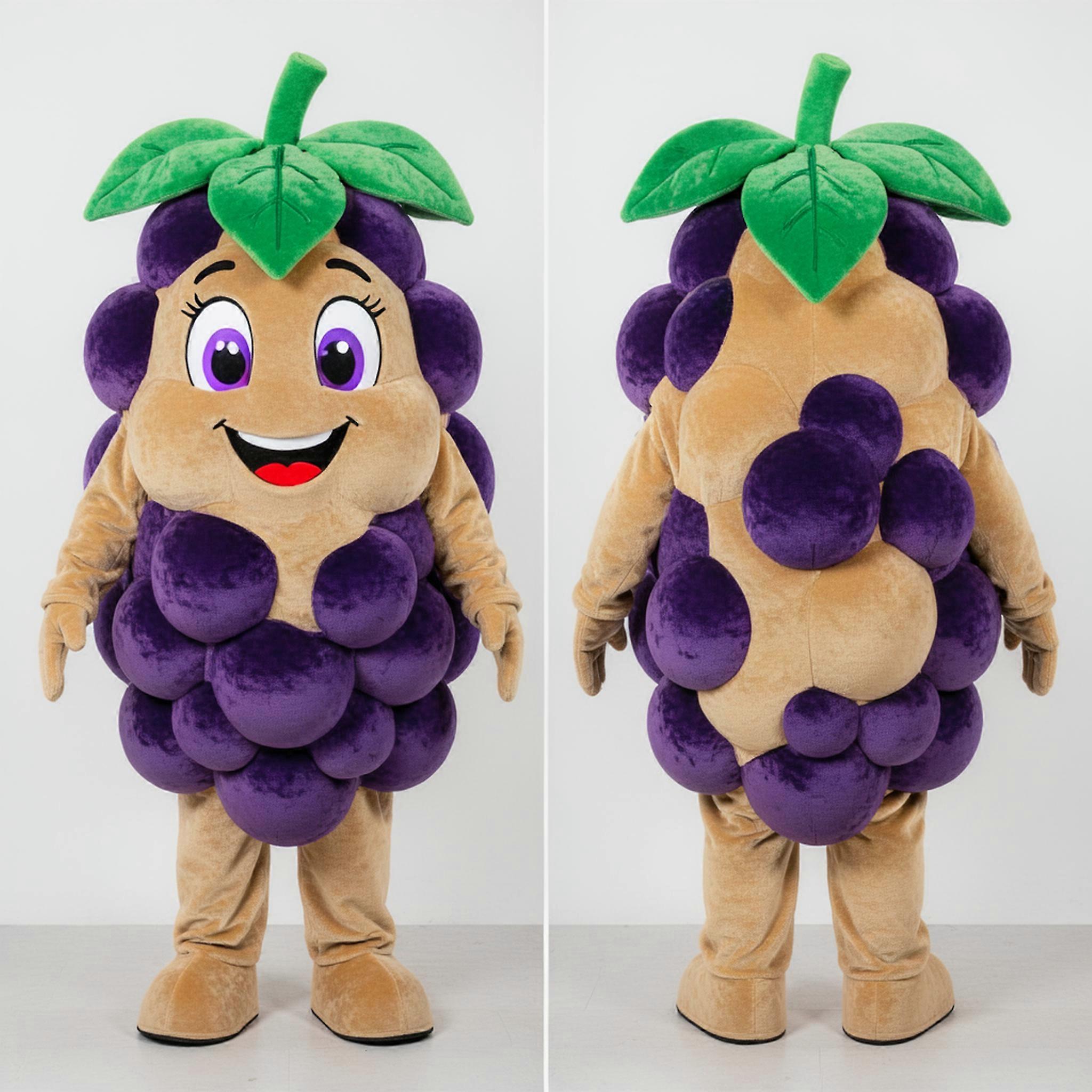 MASTICOT Tan Velvety Grape Mascot