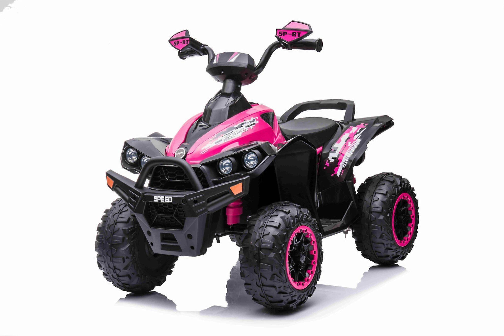 Quad eléctrico infantil Phyton rosa