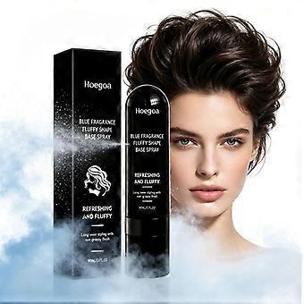 Spray coiffant Fluffy Shape Base, brume volumisante sans rinçage parfumée pour cheveux secs, spray hydratant rafraîchissant et non gras pour une coiffure quotidienne.