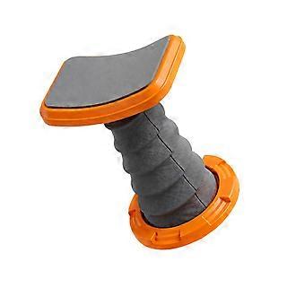 Bodyweight Press Assist Device with Cushioned Elastic Action, Spring-Steel Support and Broad Round Base for Upper-Body and Core Exercise Routines