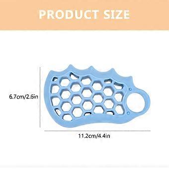 Grip Strengthener Forearm Silicone Ring for Hand Exercising Sky Blue