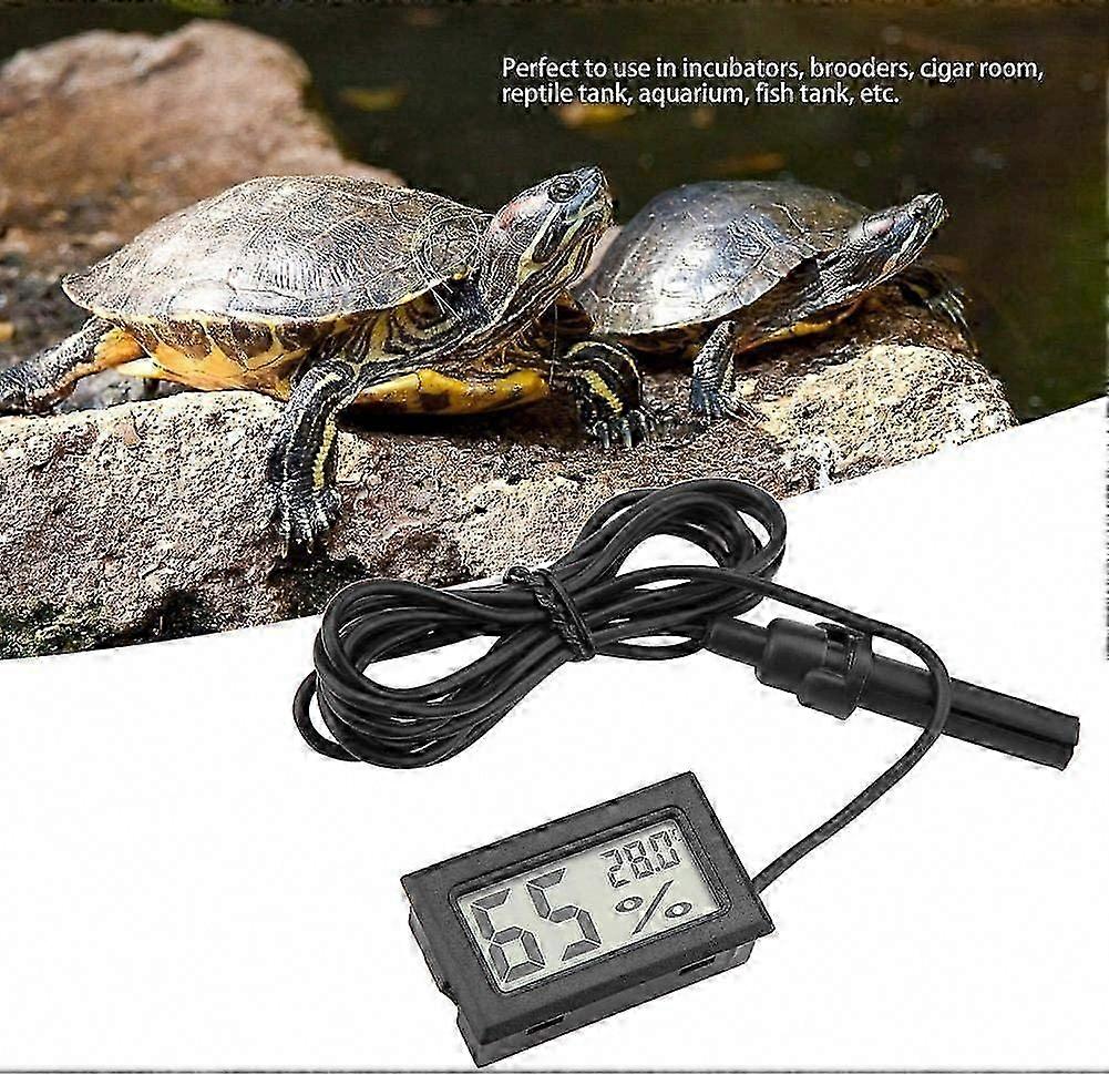 Digital Thermometer Hygrometer, Embedded Mini Thermometer with External Probe