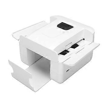 Automatic Card Shuffler with Low Noise Rechargeable Power for Family Games and Travel White