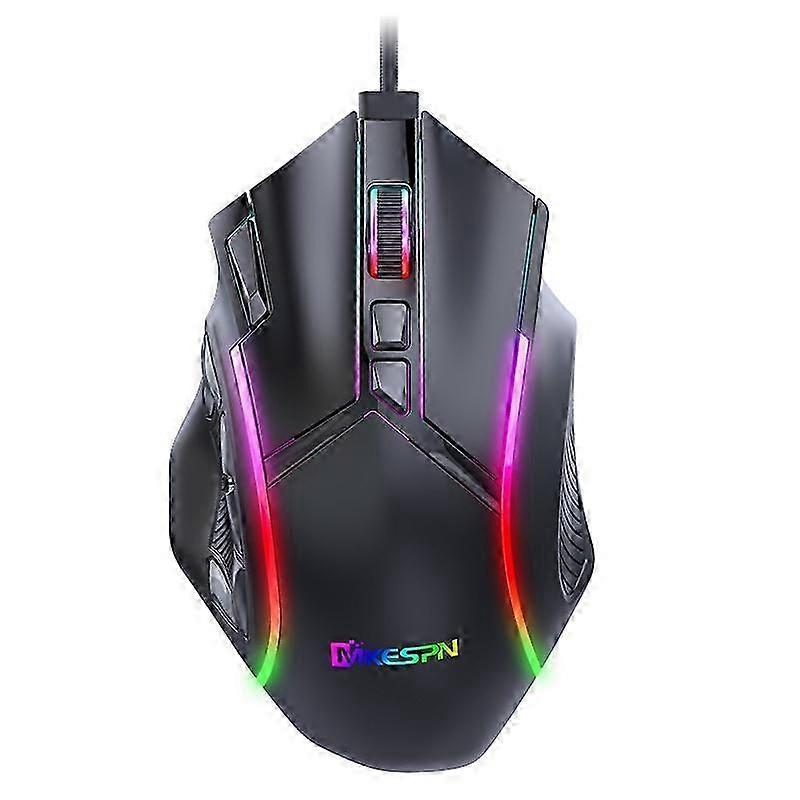 12800DPI RGB Gaming Mouse 12 Buttons