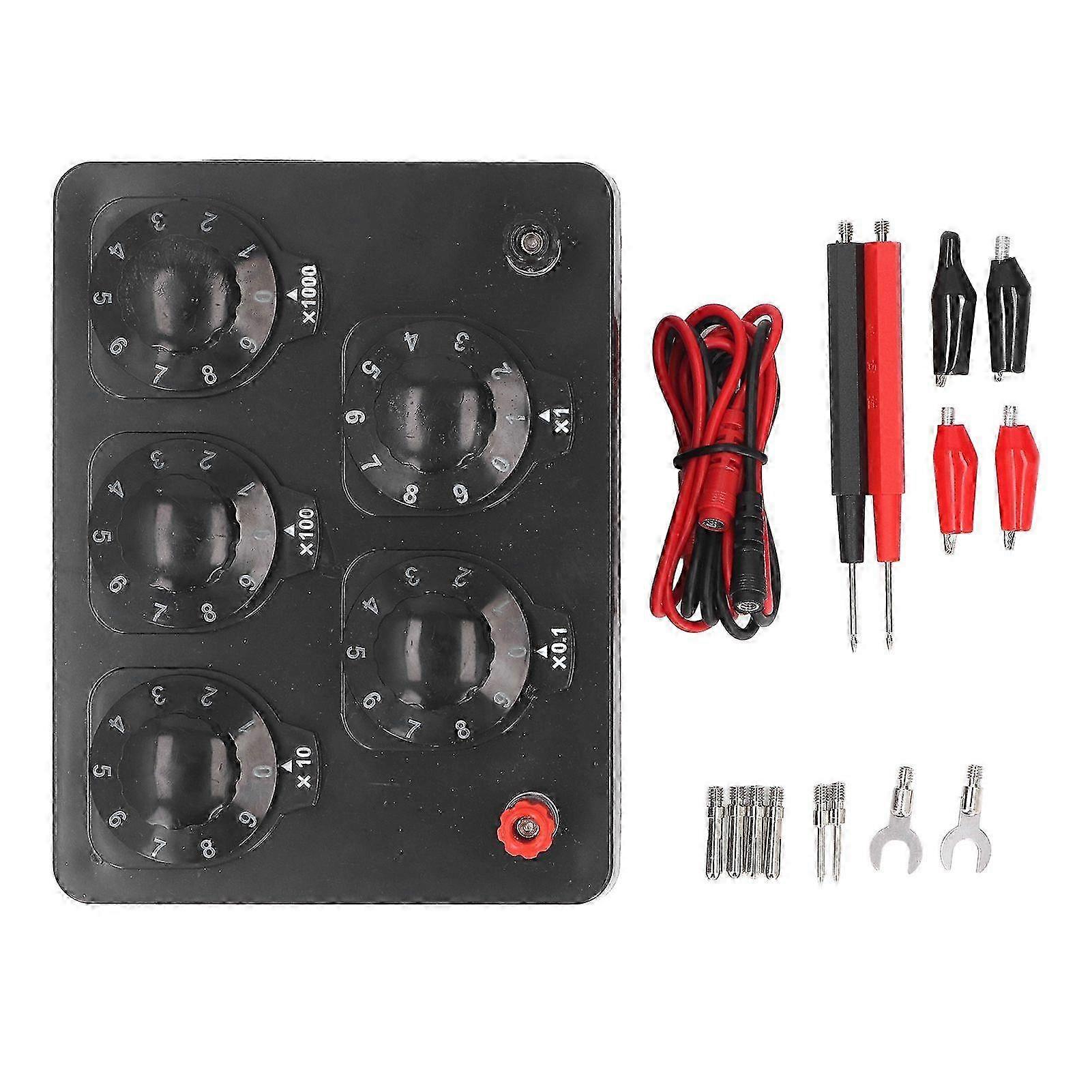 Adjustable Decade Resistor 09999.9 Ohm Variable Resistance Box Variable Decimal Lab Resistor Substitution Box