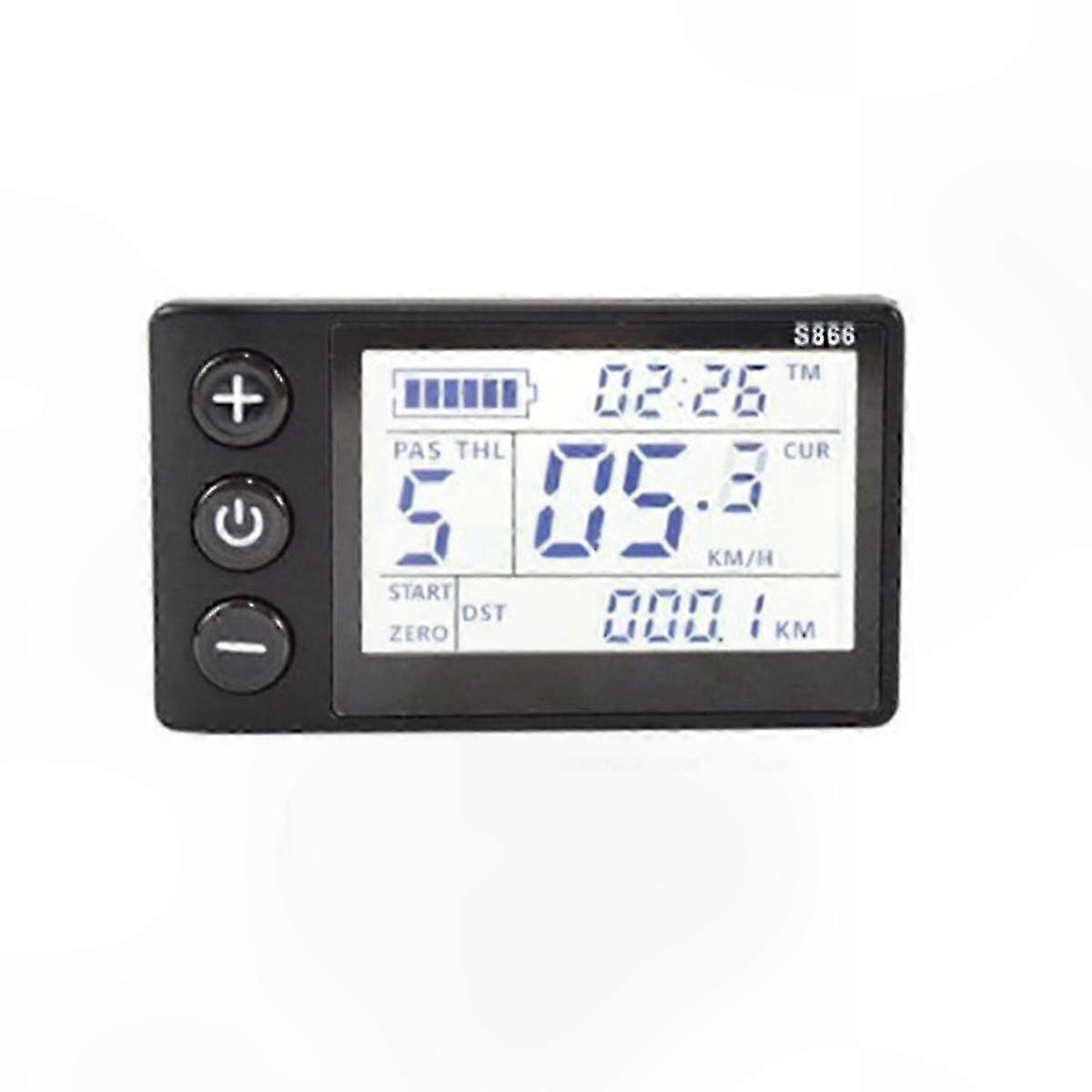 LCD Display Control Panel compatible with Electric Bikes and Scooters with Waterproof Feature