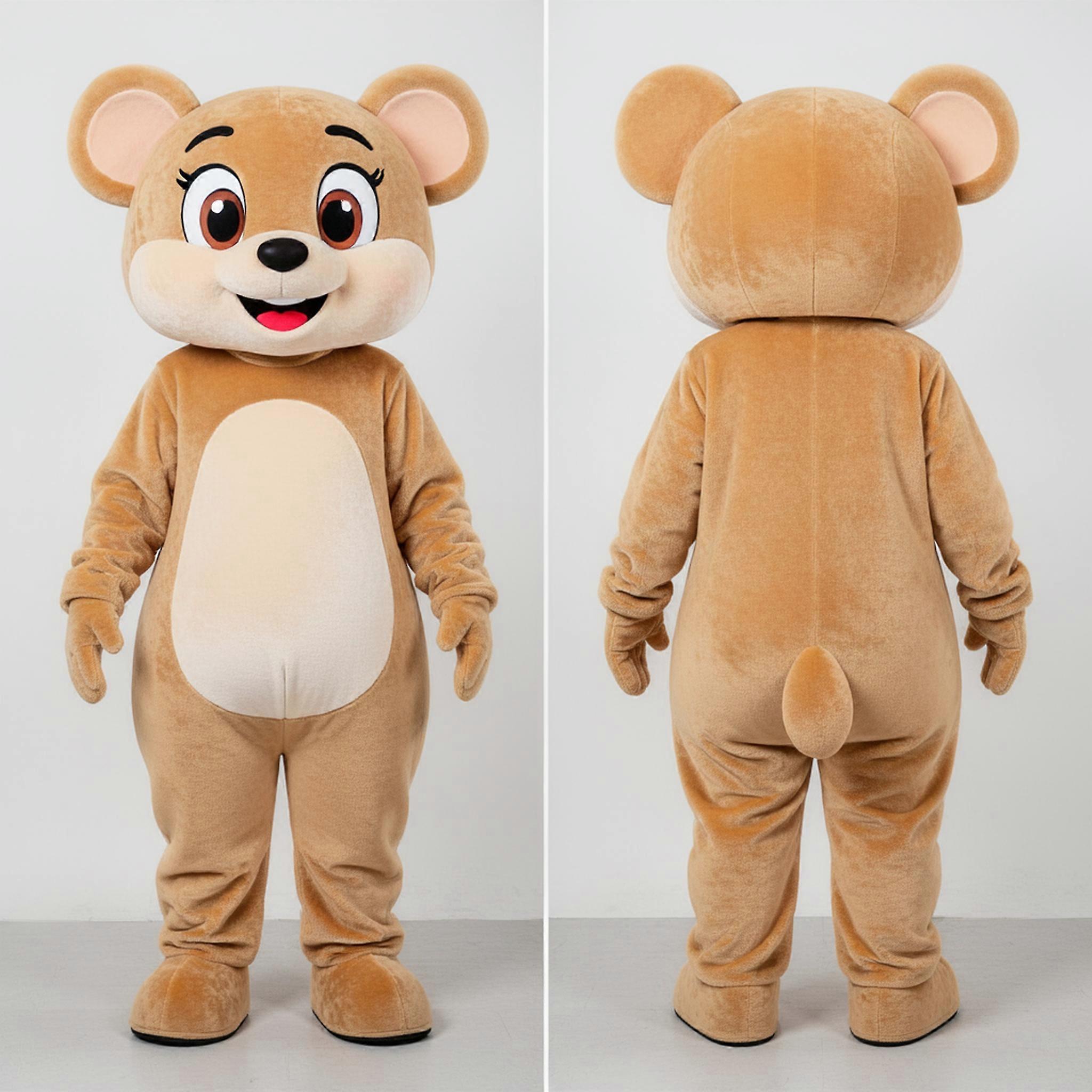 MASTICOT Tan Flexible Contortionist Mascot
