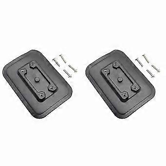 Secure Fixed-Base Mount for Fishing Rod Holder & Fish Finder | 2X Glue-On Pads Compatible with Inflatable Boat & Kayak Accessories