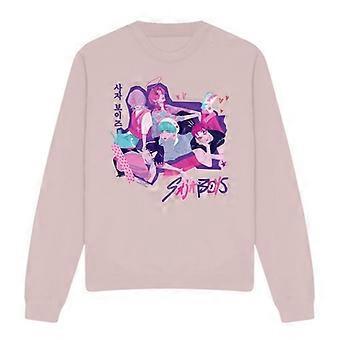 K-Pop Demon Hunters Unisex Adult Saja Boys Scrapbook Sweatshirt