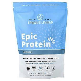 Sprout Living, Epic Protein®, Biologische plantaardige eiwitten + superfoods, Original, 1 lb (456 g)