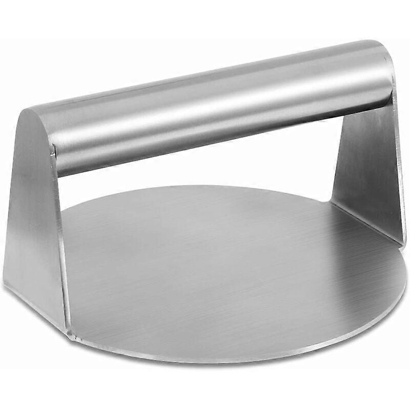 Flat Stainless Steel Burger Press