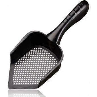 2025 Indoor Sand Shovels Litter Scooper, Durable PVC Plastic Non-Stick Coated for Easy Clean & Waterproof, Ultra Corner Design, Smooth Shape