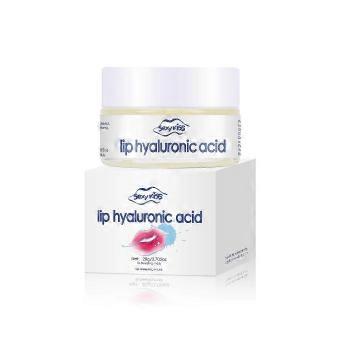 Overnight Lip Sleeping Mask with Hyaluronic Acid, Hydrating Lip Balm for Dry Lips, Lip Moisturizer and Plumper for Women, Non-Greasy