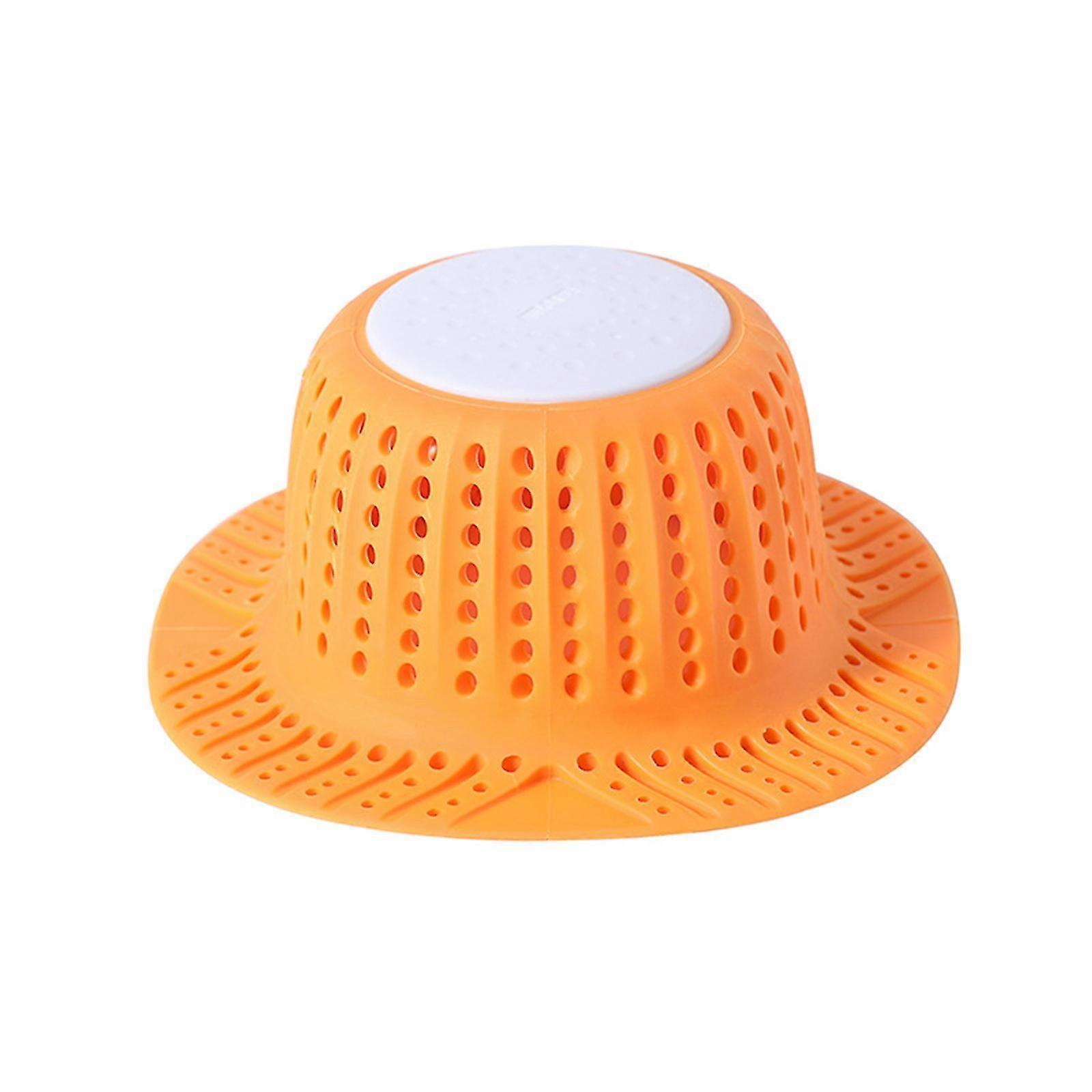 Silicone Bath Drain Protector - No Tools Required, Fits Various Styles, Purple