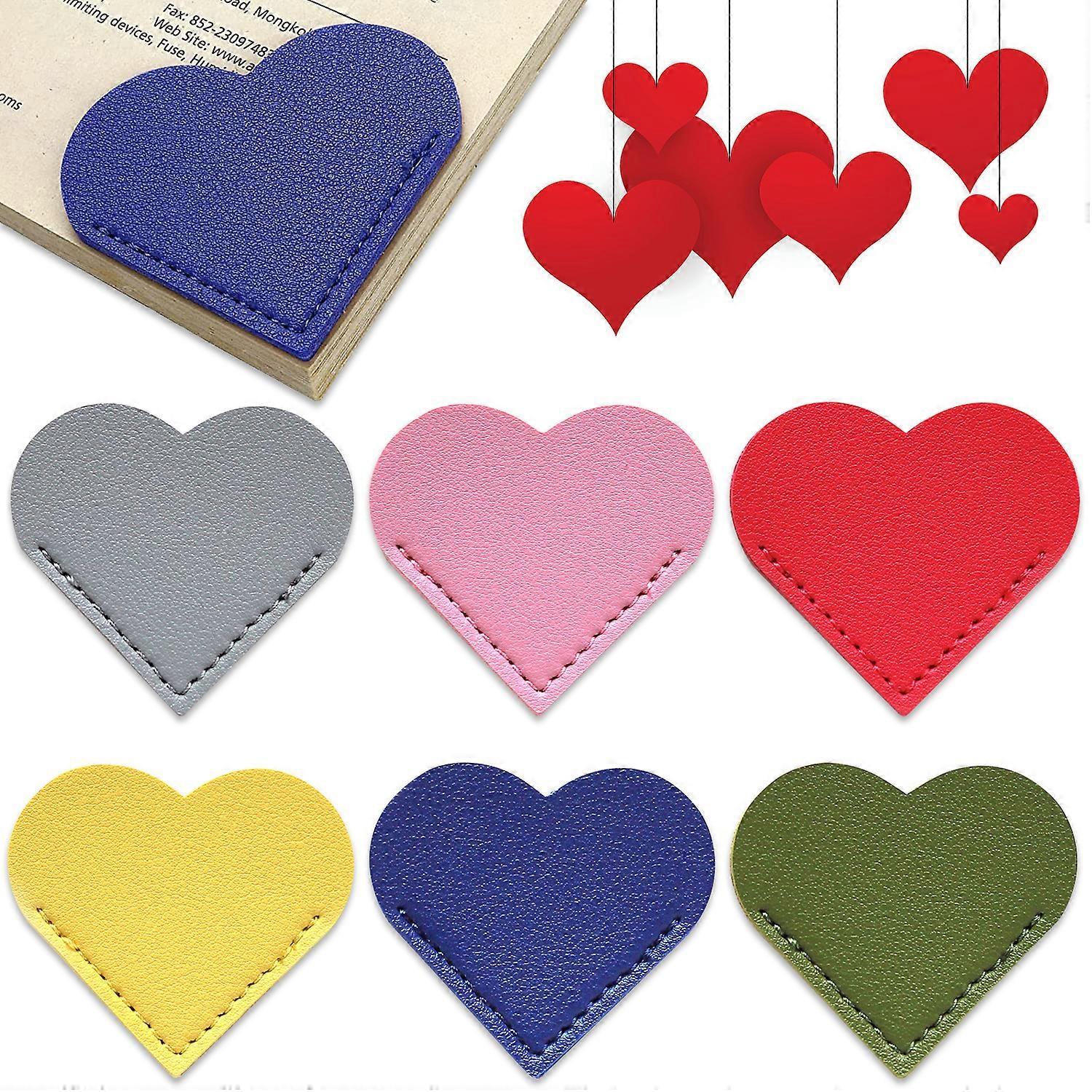 6PCS Hand-Stitched Vegan Leather Marks