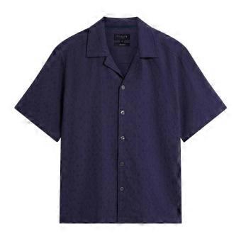Ted Baker Mens Patterned Relaxed Fit Shirt