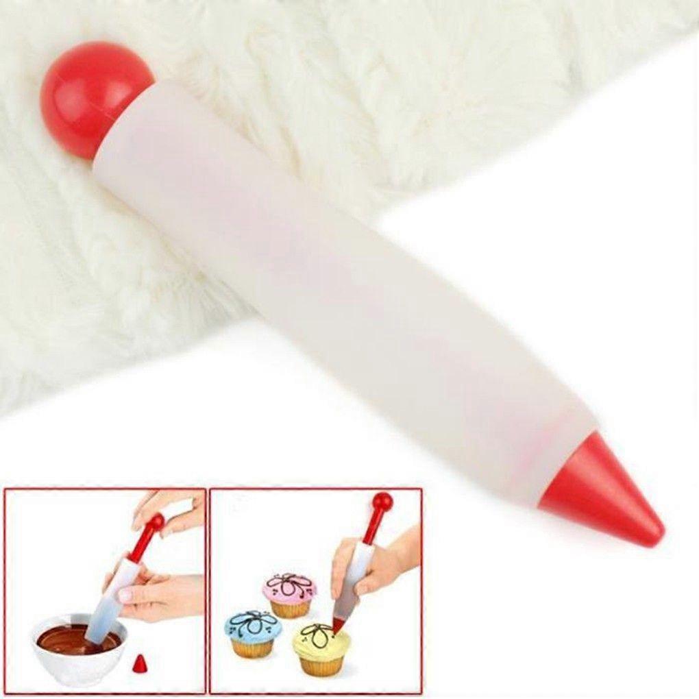 Silicone cake decorating pen, baking decorating extruder, pastry baking tools