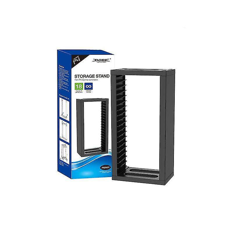 Compatible With Ps4 Cd Box Storage Rack Hold 18 Cd
