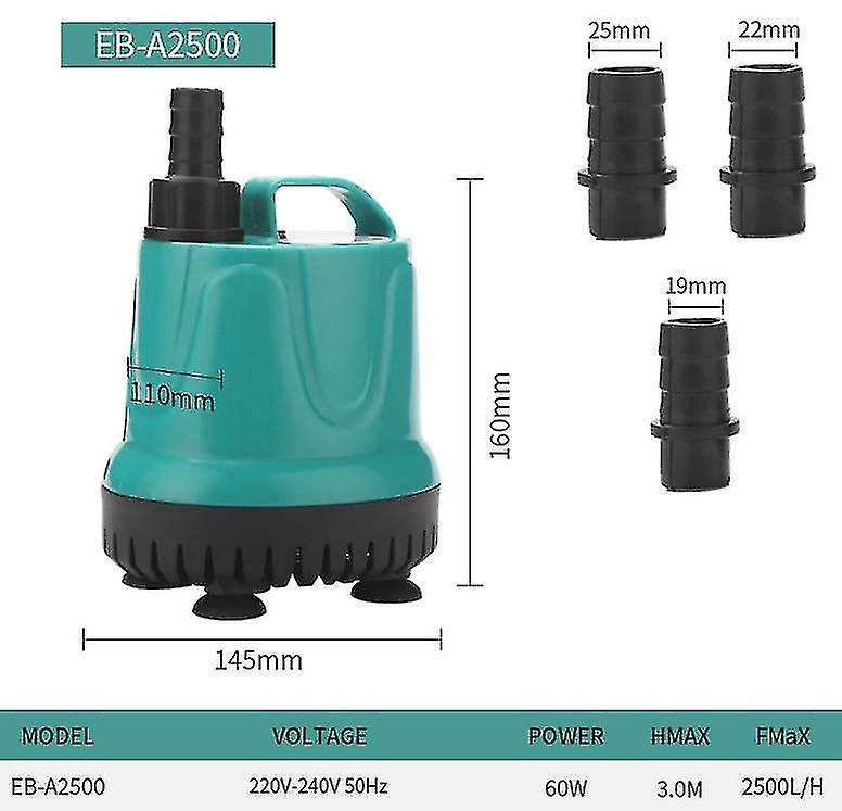 Dompelpomp, bodemfilter stille pomp, schoonwaterverversingspomp
