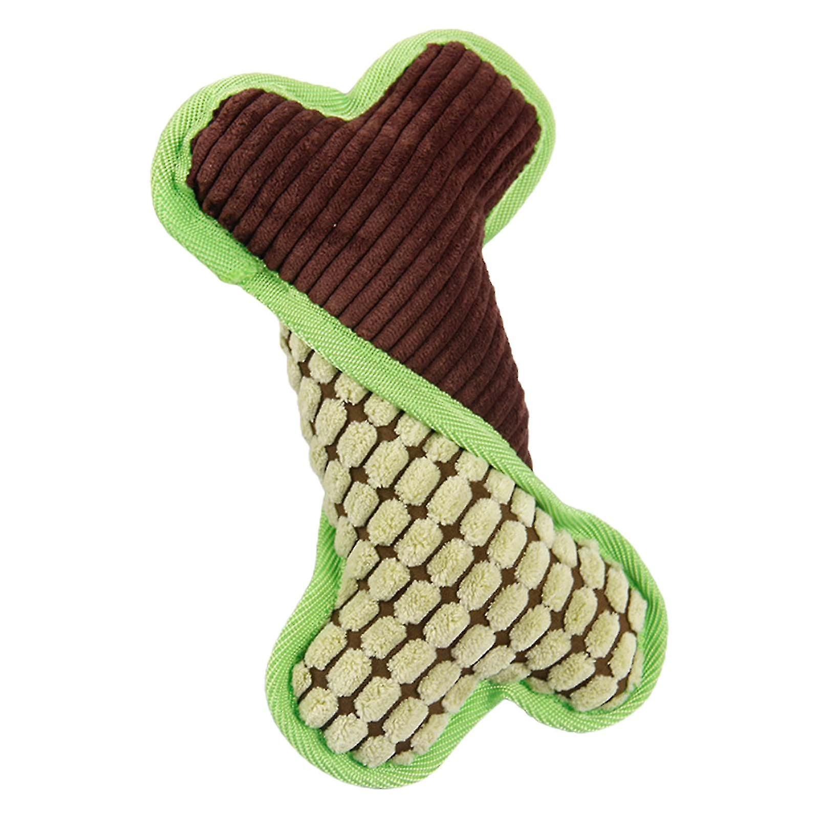 Dog Interactive Toys Squeak Plush Toy Durable Stuffed Bones Puppy Chew Toy