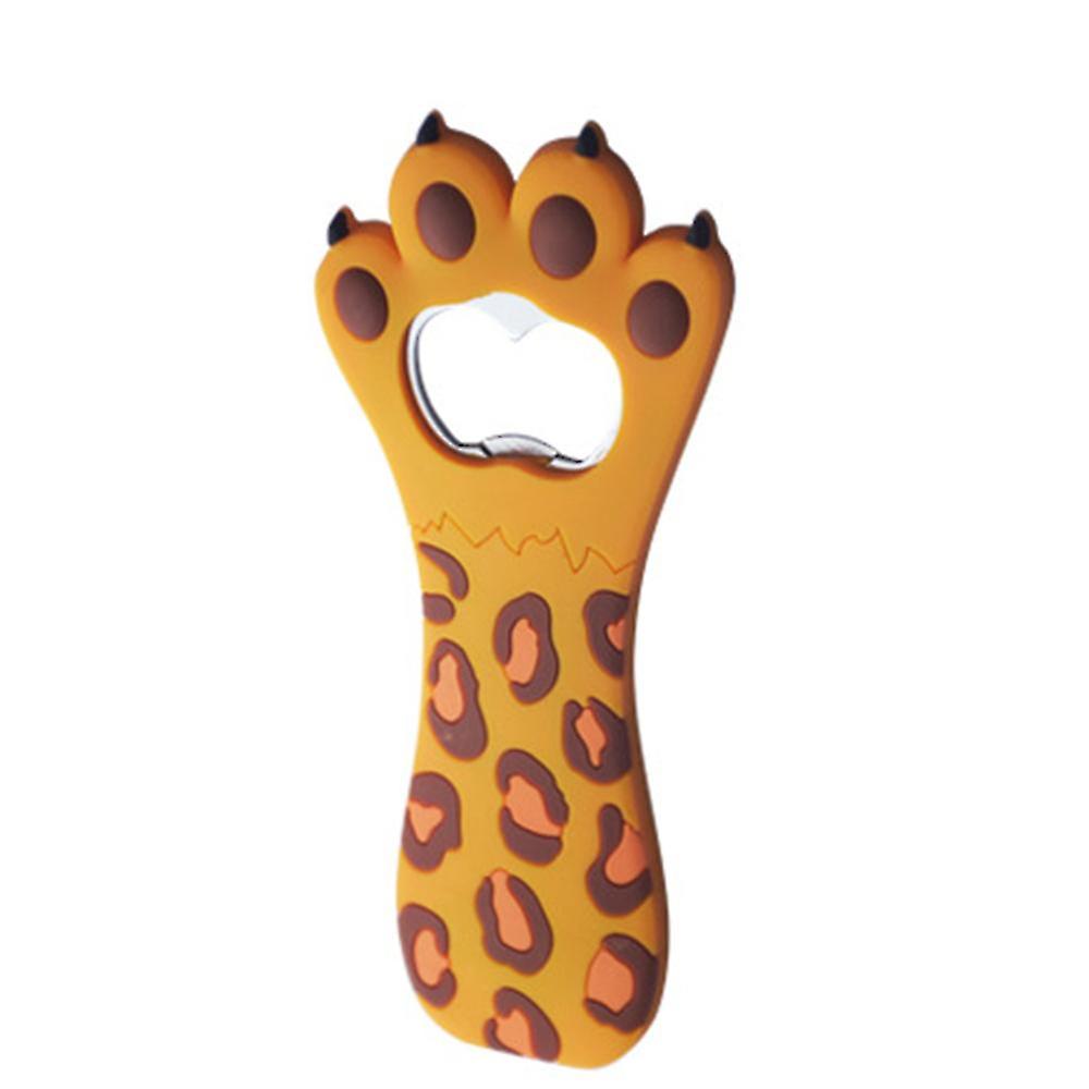 Cute Beer Bottle Opener Multifunctional Cat Claw Refrigerator Stickers Magnetic Bottle Opener Soft