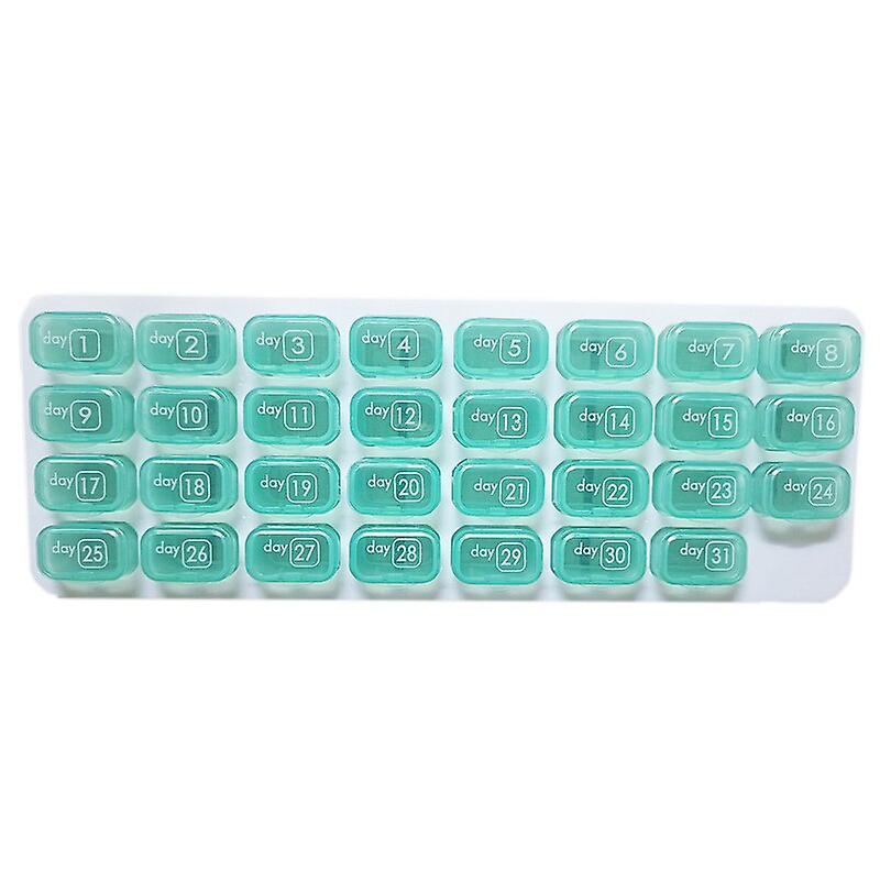 31 Grids Pill Box Case Container Organizer Travel Pill Case Storage Box One Month Pill Medicine Dispenser Tablet