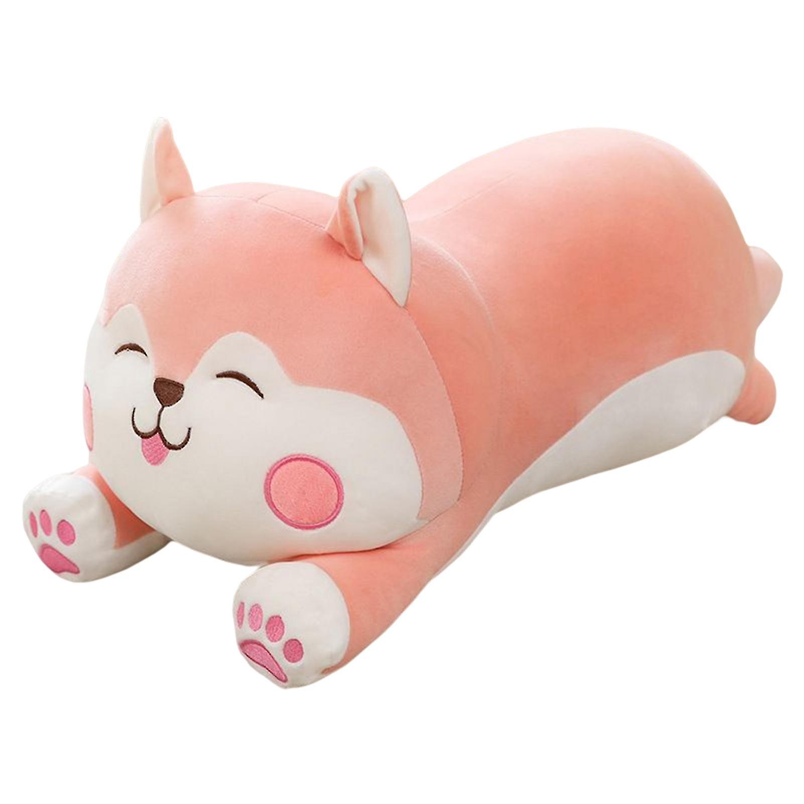 50cm Plush Long Cat Pillows 2 Color Choose Pink Gray Gift For Girl Women Lover Girlfriend