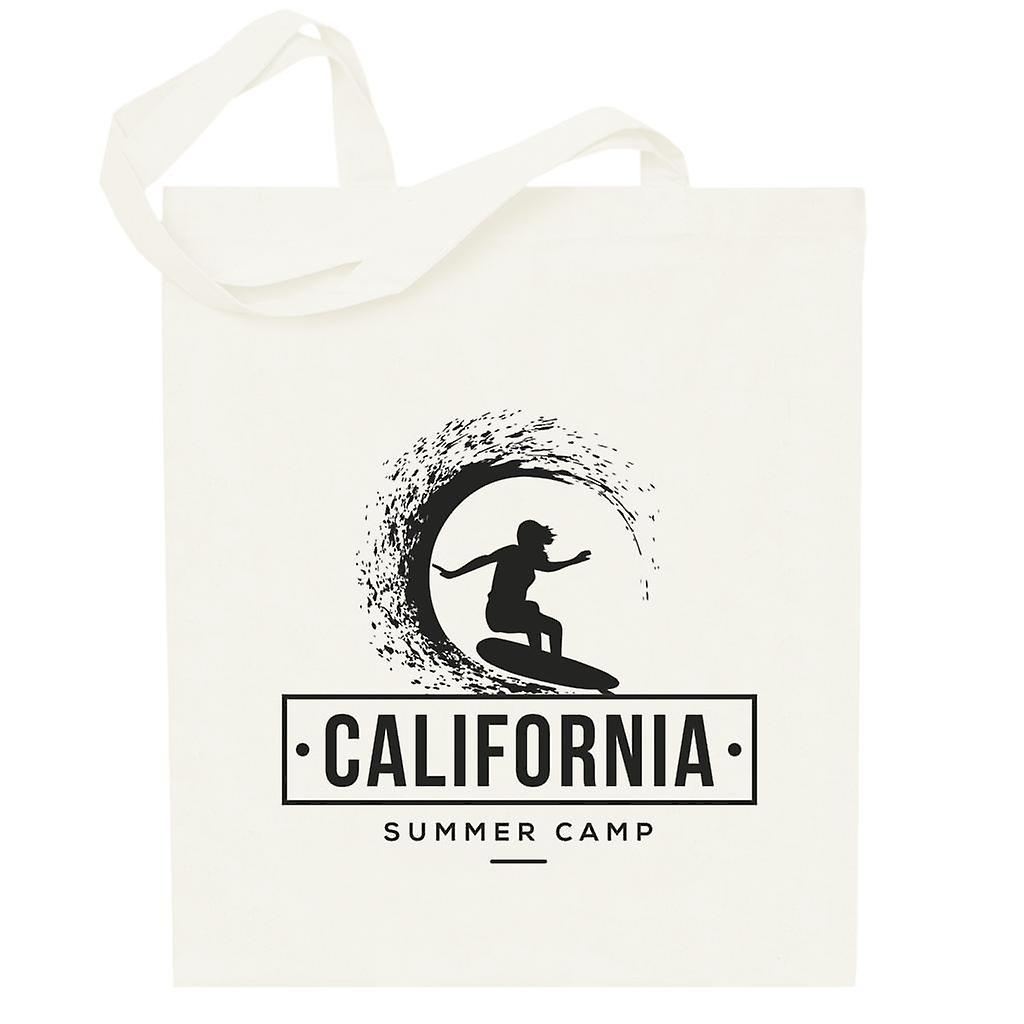 California Summer Surf Camp Totebag