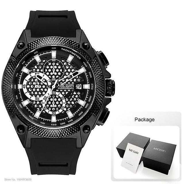 יוקרה ורד זהב שעוני צבא גברים המותג העליון Relogios זכר כרונוגרף קוורץ שעון יד זכר גבר עמיד למים שעון