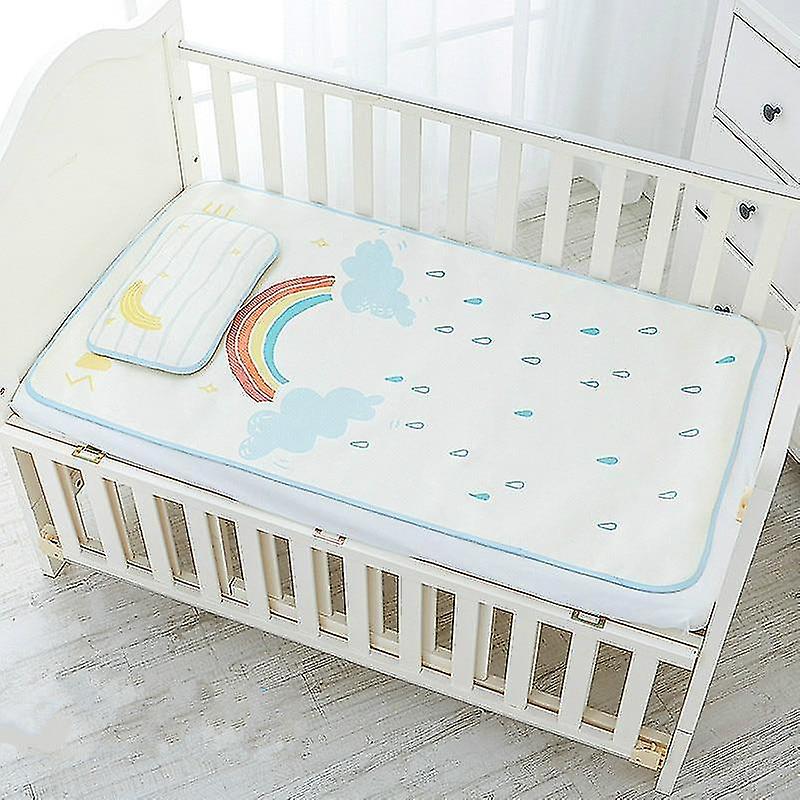 Rainbow Summer Breathable Sleeping Mattress For Babies Crib