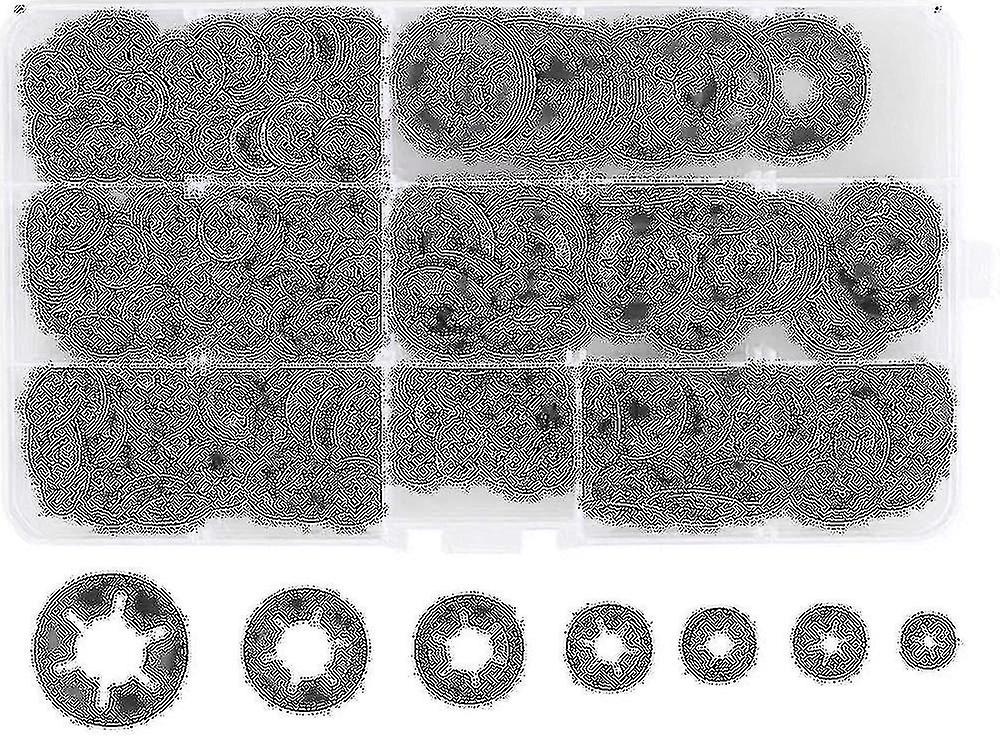 280 stuks lock washers lock ringen, stalen lock ringen quick lock ringen