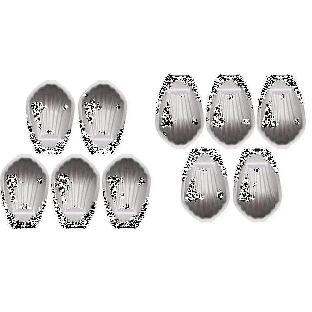 Baking Mold 10pcs Shell-shaped Cake Pan Non-stick Madeleine Cake Mold