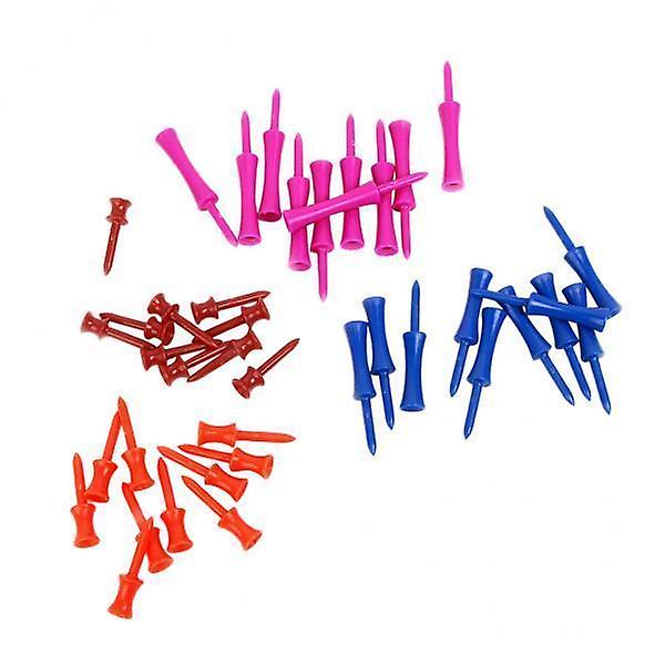 20x40Pcs Mixed Colors 4-size Plastic Step  Golf Tees Training Accessories